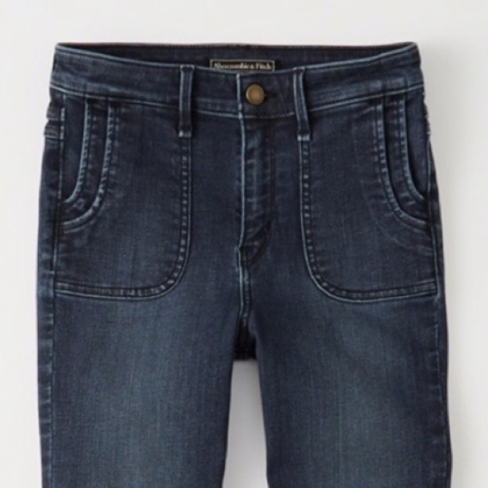 Abercrombie and fitch high rise super skinny jeans sz 26 signature collection
